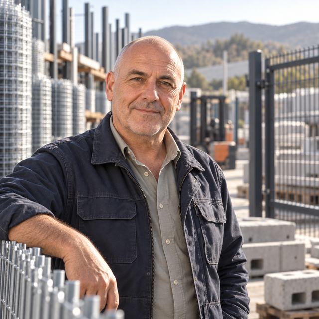 Retrato de Francisco Javier Gómez, Especialista en Cerramientos y Prefabricados