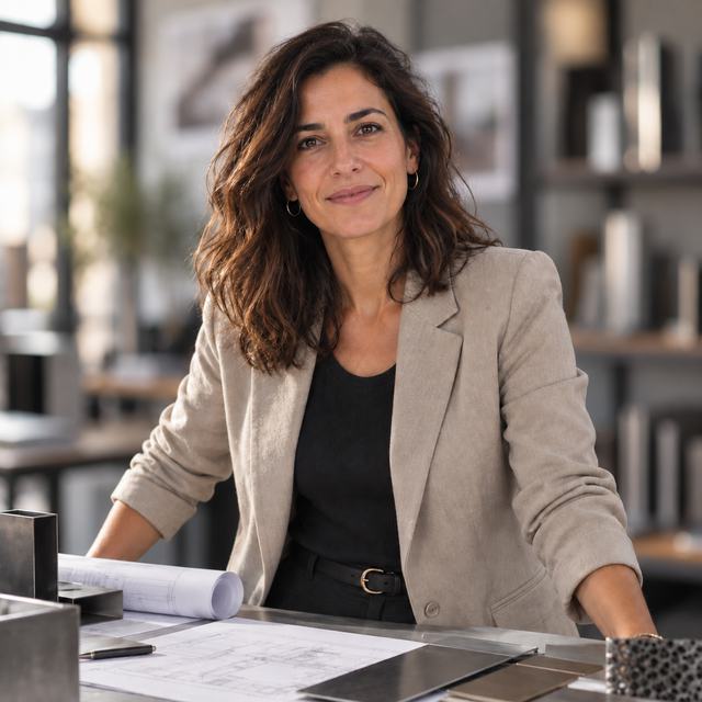 Retrato de María Jesús Olivares, Arquitecta y Diseñadora de Interiores